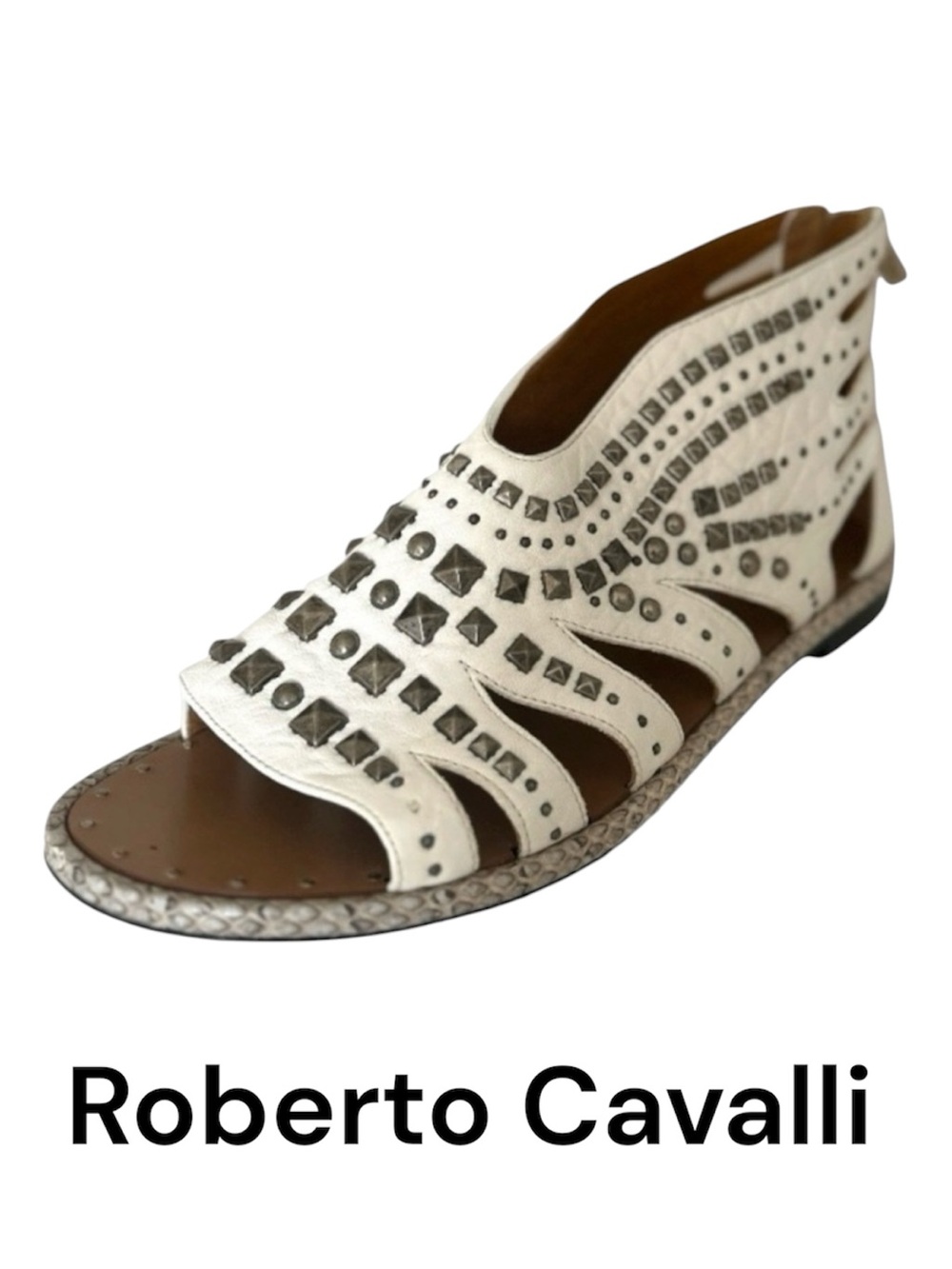 Roberto Cavalli Summer Leather Booties